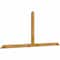 Ekena Millwork Portland Rough Sawn Timber Gable Bracket, Western Red Cedar, 108"W x 45"H x 2"D x 4"F, 10/12 Pitch GBW108X45X0204POR00RWR - alternate 2